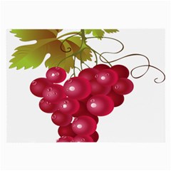 Red Fruit Grape Large Glasses Cloth