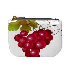 Red Fruit Grape Mini Coin Purses