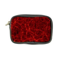 Simulation Red Water Waves Light Coin Purse by Mariart