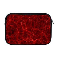 Simulation Red Water Waves Light Apple Macbook Pro 17  Zipper Case by Mariart