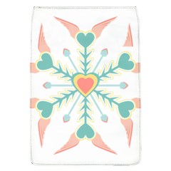 Snowflakes Heart Love Valentine Angle Pink Blue Sexy Flap Covers (l) 