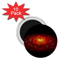 Space Galaxy Black Sun 1 75  Magnets (10 Pack)  by Mariart