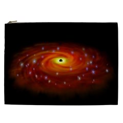 Space Galaxy Black Sun Cosmetic Bag (xxl)  by Mariart