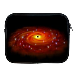 Space Galaxy Black Sun Apple Ipad 2/3/4 Zipper Cases