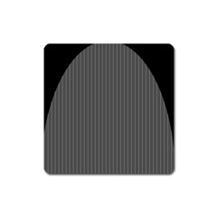 Space Line Grey Black Square Magnet by Mariart