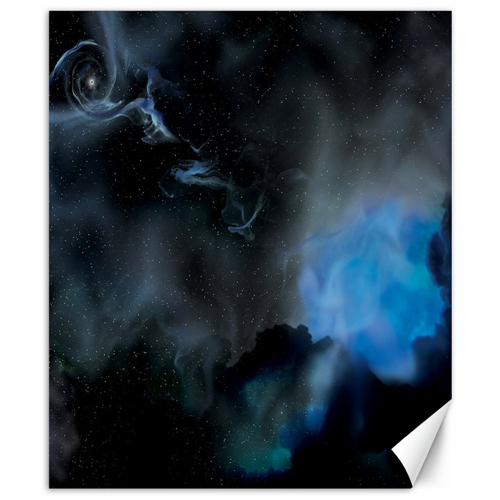 Space Star Blue Sky Canvas 8  x 10 