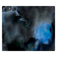 Space Star Blue Sky Double Sided Flano Blanket (small)  by Mariart