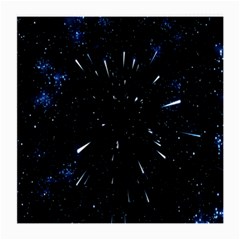 Space Warp Speed Hyperspace Through Starfield Nebula Space Star Line Light Hole Medium Glasses Cloth