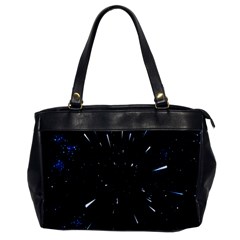 Space Warp Speed Hyperspace Through Starfield Nebula Space Star Line Light Hole Office Handbags by Mariart