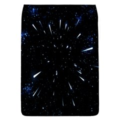 Space Warp Speed Hyperspace Through Starfield Nebula Space Star Line Light Hole Flap Covers (s)  by Mariart