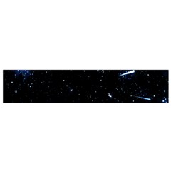 Space Warp Speed Hyperspace Through Starfield Nebula Space Star Line Light Hole Flano Scarf (small)