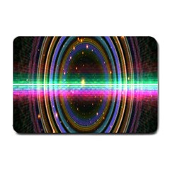 Spectrum Space Line Rainbow Hole Small Doormat  by Mariart