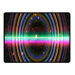 Spectrum Space Line Rainbow Hole Fleece Blanket (small) by Mariart