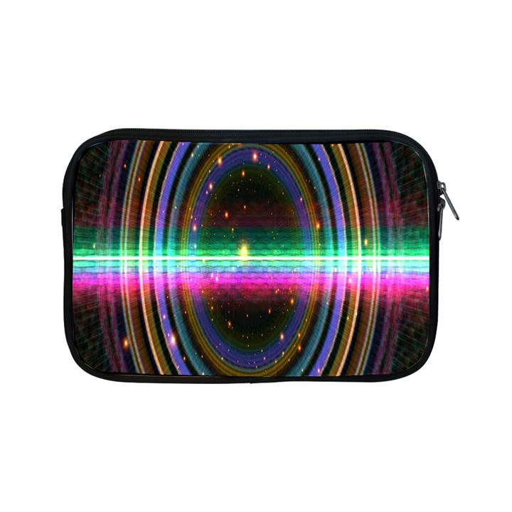 Spectrum Space Line Rainbow Hole Apple iPad Mini Zipper Cases