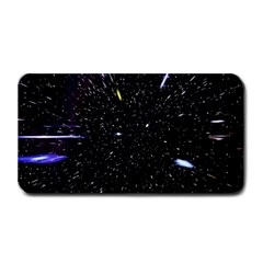 Space Warp Speed Hyperspace Through Starfield Nebula Space Star Hole Galaxy Medium Bar Mats by Mariart