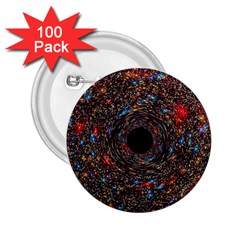 Space Star Light Black Hole 2 25  Buttons (100 Pack) 