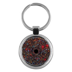 Space Star Light Black Hole Key Chains (round)  by Mariart