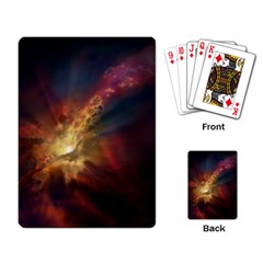 Sun Light Galaxy Playing Card