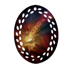 Sun Light Galaxy Ornament (oval Filigree)