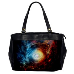 Supermassive Black Hole Galaxy Is Hidden Behind Worldwide Network Office Handbags by Mariart