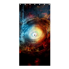 Supermassive Black Hole Galaxy Is Hidden Behind Worldwide Network Shower Curtain 36  X 72  (stall)  by Mariart