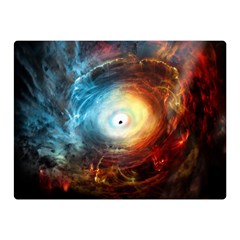 Supermassive Black Hole Galaxy Is Hidden Behind Worldwide Network Double Sided Flano Blanket (mini)  by Mariart