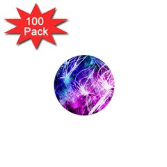 Space Galaxy Purple Blue 1  Mini Magnets (100 Pack)  by Mariart