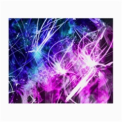 Space Galaxy Purple Blue Small Glasses Cloth by Mariart