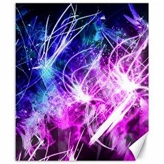 Space Galaxy Purple Blue Canvas 8  X 10 