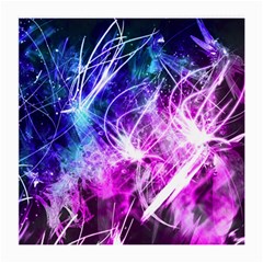 Space Galaxy Purple Blue Medium Glasses Cloth (2-side) by Mariart