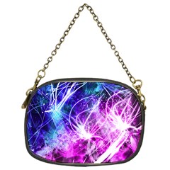 Space Galaxy Purple Blue Chain Purses (one Side)  by Mariart