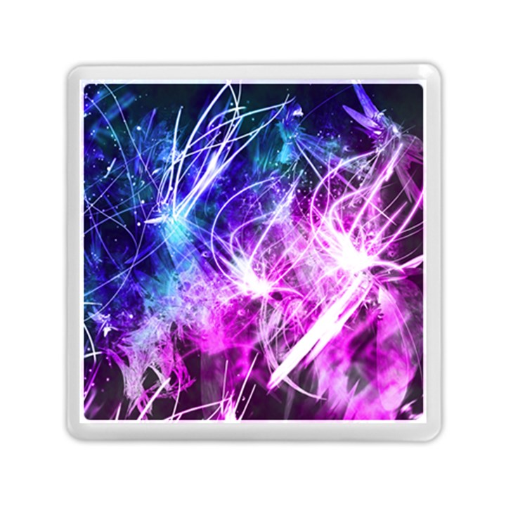 Space Galaxy Purple Blue Memory Card Reader (Square) 