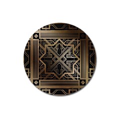 Art Nouveau Magnet 3  (round)