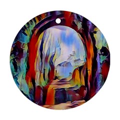 Abstract Tunnel Ornament (round) by NouveauDesign