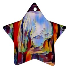 Abstract Tunnel Ornament (star)