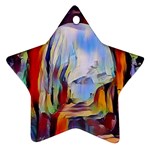 abstract tunnel Ornament (Star) Front