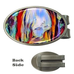 Abstract Tunnel Money Clips (oval) 