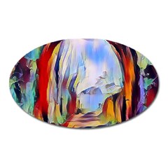 Abstract Tunnel Oval Magnet