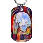 abstract tunnel Dog Tag (One Side) Front