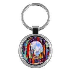 Abstract Tunnel Key Chains (round)  by NouveauDesign