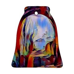 Abstract Tunnel Bell Ornament (two Sides)