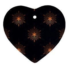 Winter Pattern 11 Ornament (Heart)