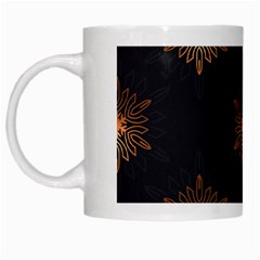 Winter Pattern 11 White Mugs