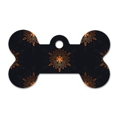 Winter Pattern 11 Dog Tag Bone (One Side)