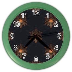 Winter Pattern 11 Color Wall Clocks