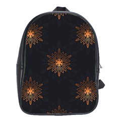 Winter Pattern 11 School Bag (XL)