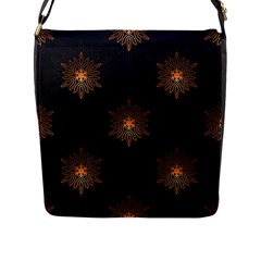 Winter Pattern 11 Flap Messenger Bag (L) 