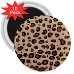 Leopard Print 3  Magnets (10 pack) 