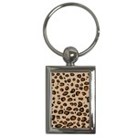 Leopard Print Key Chains (Rectangle)  Front