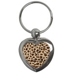 Leopard Print Key Chains (Heart) 